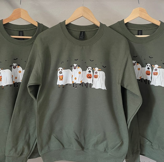 Ghost Cows Crewneck