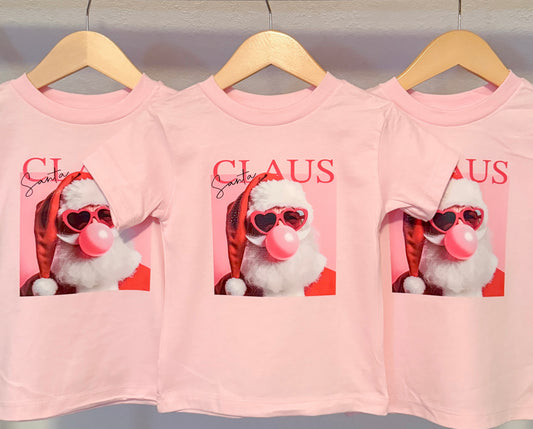 Bubblegum Santa Youth T-Shirt